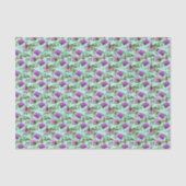 Paarse Bloemenlibel Tissuepapier (Voorkant)