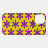 Paarse Bloemenplek Case-Mate iPhone Case (Achterkant (horizontaal))