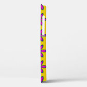Paarse Bloemenplek Case-Mate iPhone Case (Achterkant / Links)