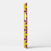 Paarse Bloemenplek Case-Mate iPhone Case (Achterkant / Rechts)