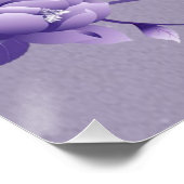 Paarse Bloemenposter Perfect Poster (Hoek)