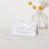  Paarse bloemenquinceanera kalligrafie Plaatskaartje (Achterkant)