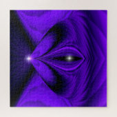 Paarse bloemenregenboogdromen , twee sterren legpuzzel (Horizontaal)