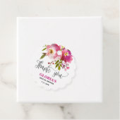 Paarse bloementjes voor Vrijgezellenfeesten Bedankjes Labels (In situ)