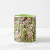 Paarse Bloementuin Floral Art Mok Cup (Midden)