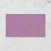 Paarse bloemenvlinder baby shower informatiekaartje (Achterkant)