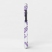 Paarse Bloemige Anne Naam,  Case-Mate iPhone Case (Achterkant/links)