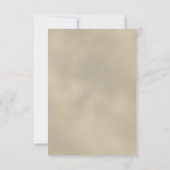 Paarse bloemige aquarel strandprieel foto bruiloft save the date (Achterkant)