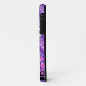 Paarse bloemige Giraffe Case-Mate iPhone Case (Achterkant/links)