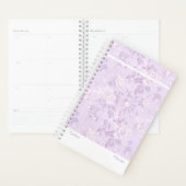Paarse Bloemige Kleine Planner (Display)