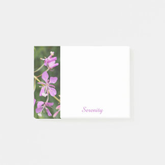 Paarse Bloemige Serenity Post-It Notities Post-it® Notes