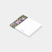 Paarse Bloemige Serenity Post-It Notities Post-it® Notes (Schuin)