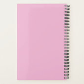 Paarse Bloemige Trouwplanner Planner (Achterkant)
