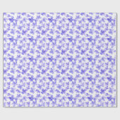 Paarse Bloemknoppen Cadeaupapier (Vlak)