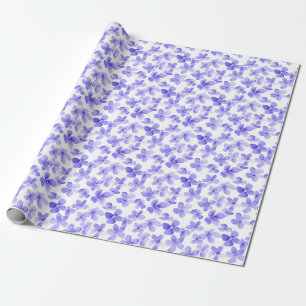 Paarse Bloemknoppen Cadeaupapier
