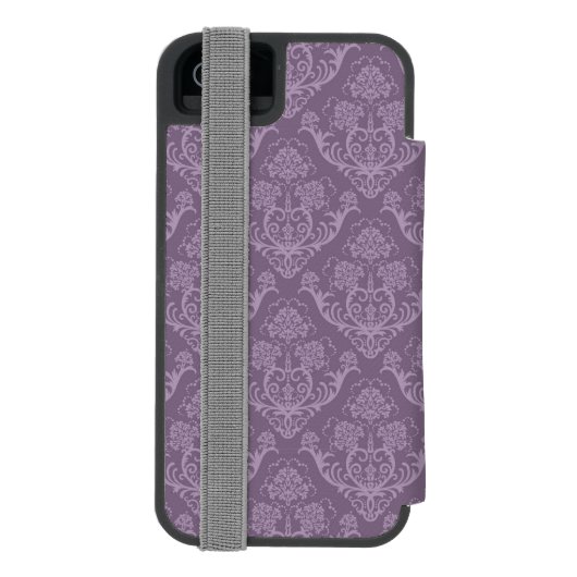 Paarse bloemkool incipio iPhone portemonnee hoesje (Agenda Achterkant)