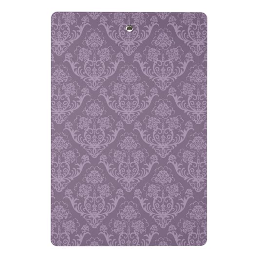 Paarse bloemkool mini klembord (Achterkant)