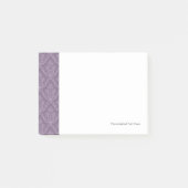 Paarse bloemkool post-it® notes (Voorkant)