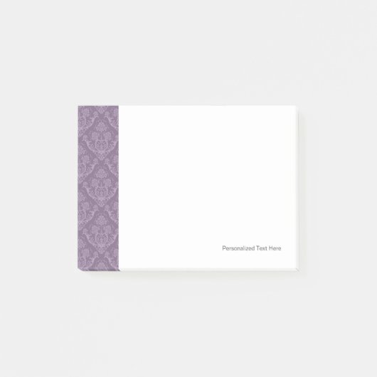 Paarse bloemkool post-it® notes (Voorkant)