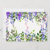 paarse bloemkool, uitnodiging tot douche (Achterkant)