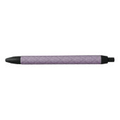 Paarse bloemkool zwarte inkt pen (Voorkant)