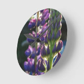 Paarse bloemkurk ronde klok (Hoek)