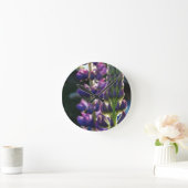 Paarse bloemkurk ronde klok (Huis)