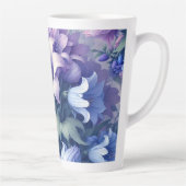 Paarse bloemlatte mok 350 & 500 ml (Rechts)