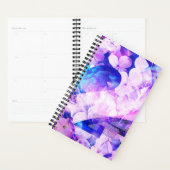 Paarse bloemplanner voor 2024 planner (Display)