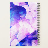 Paarse bloemplanner voor 2024 planner (Achterkant)