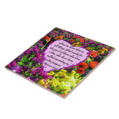 PAARSE BLOEMRIJKE ROMEINEN 8:28 FOTODESIGN TEGELTJE (Zijkant)