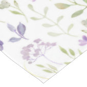 Paarse Bloemtafelkleed Tafelkleed (Gekanteld)