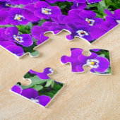 Paarse bloemtuin (*Uitdagend) Legpuzzel (Zijkant)