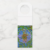 Paarse bloemverf flessenhanger (Achterkant)