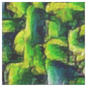 Paarse bloemverf stof (Close Up)