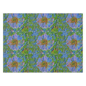 Paarse bloemverf tafelkleed (Voorkant (Horizontaal))