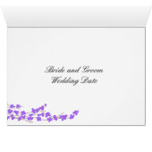 Paarse bloesem en hartzitplaats (Binnen Horizontaal (Onder))