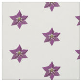 Paarse bloesem stof (Swatch)