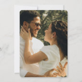 Paarse bloesem waterverf voorjaar bloemenbruiloft kaart (Achterkant)