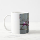 Paarse bloesems koffiemok (Links)