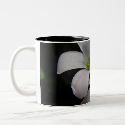 Paarse bloesems Mok (Links)