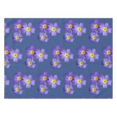 Paarse Bloesems Spring Tafelkleed (Voorkant (Horizontaal))