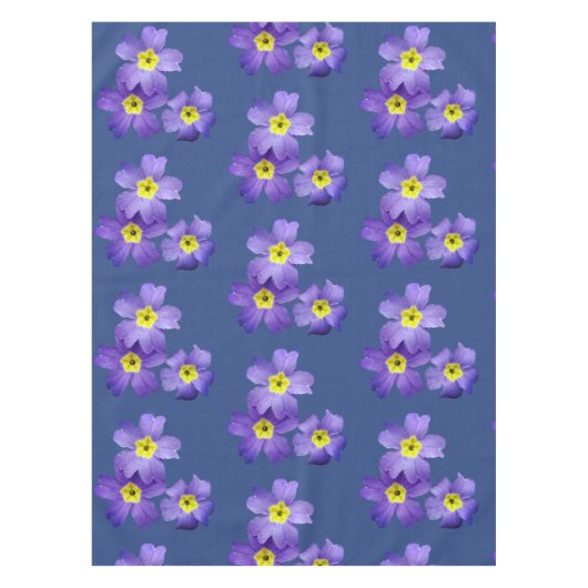 Paarse Bloesems Spring Tafelkleed (Voorkant)