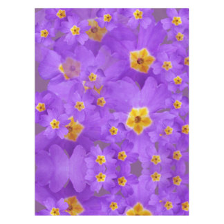 Paarse bloesems tafelkleed