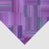 Paarse blokontwerp tissuepapier (Detail)