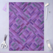 Paarse blokontwerp tissuepapier (Craft)