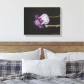 Paarse Bloom Canvas Afdruk (Insitu (Slaapkamer))