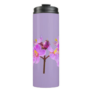 Paarse Bloom Thermal Tumbler - Houd uw Drinken war Thermosbeker