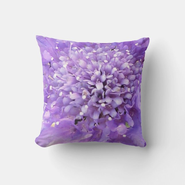 Paarse Blossom Pillow Kussen (Voorkant)
