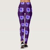 Paarse blote Leggings (Achterkant)